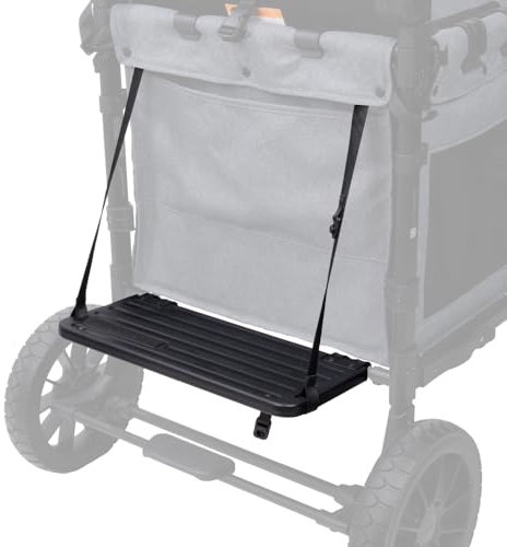 WONDERFOLD Trittbrett für Kinderwagen | Rutschfestes Oberflächenmaterial | Leicht zusammenklappbar | Kompatibel mit W4 -Modellen | Kinderwagen Zubehör - bis 25kg, Buggy Board, Kinderbuggy