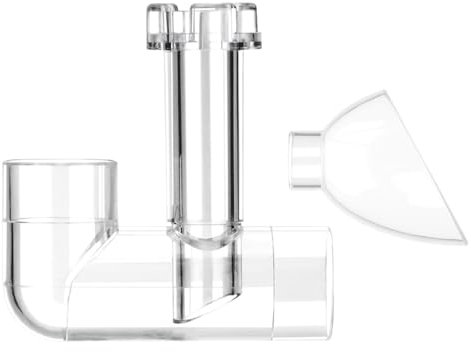 MiOYOOW Acuario Lily Pipe Pipe, skimmer de acuario ajustable con desagüe acampanado para acuario, accesorio de filtro para acuarios, tanques de peces, tanques de plantas