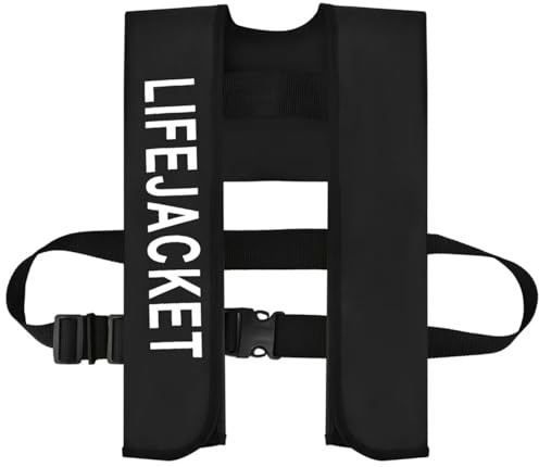 Meenoutt Adult Automatic Inflatable Kayak Vest PFD,Water Sports Vest
