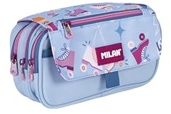MILAN® Federmäppchen mit 4 Reißverschlüssen mit Klappe, spezielle Serie Roller 2