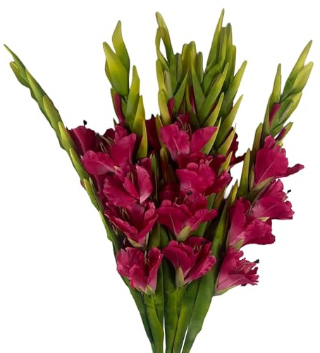 Leaf Design Large Artificial Gladioli Stems