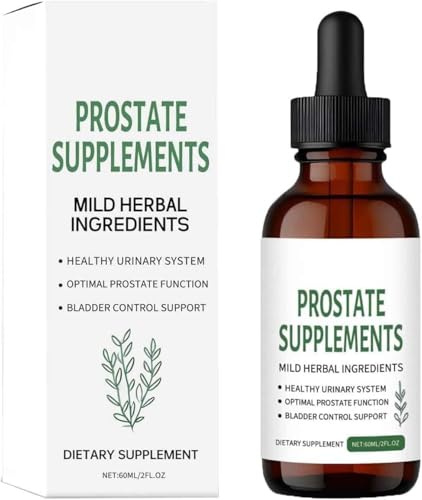 Gocce per il supporto alla prostata, Gocce per il trattamento della prostata per uomo, Miglioramento della salute della,30 ml,per un rapido sollievo e una migliore salute della prostata per gli uomini