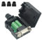 YIOVVOM DB9 Breakout Connector to Wiring Terminal RS232 D-SUB Female Serial Adapters Port Breakout Board Solder-Free Module with case(Female Serial Adapter + Nut)