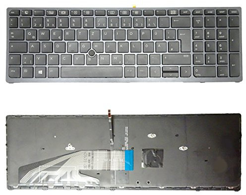 Tastatur für HP ZBook 15 17 G3 G4 Serie mit Backlight Trackpoint DE Keyboard