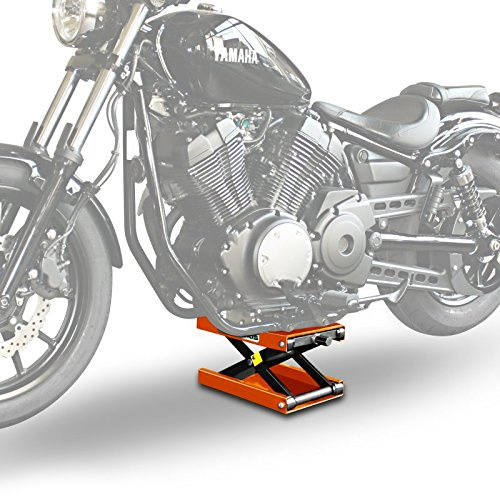 ConStands - Motorrad-Hebebühne für Honda Shadow 750 Black Spirit, Shadow VT 1100 C3 Aero Hydraulisch Sicherung Orange