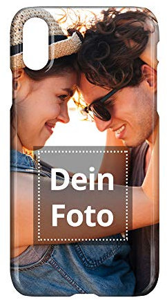 PhotoFancy Handyhülle iPhone® XS mit eigenem Foto Bedrucken (Premium Hardcase Rundum-Druck)