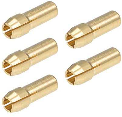Taladro de latón con portabrocas de 3,2 mm para herramientas giratorias Dremel