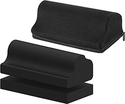 StrongTek Cervical Orthotic Neck Stretcher for Head, Shoulder, and Spine Alignment, Cervical Traction Block for Physical Therapy and TMJ Pain Relief, Neck and Shoulder Relaxer