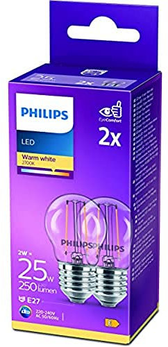 Philips Lámpara LED, Blanco Cálido, 25W
