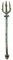 PAPSTAR NEU Dreizack Poseidon Neptun, ca. 95cm, Gold - Meeresgott Meerjungfrau