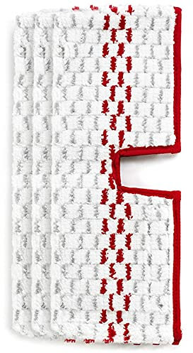 Repuesto de repuesto para fregona compatible con Promist Max Mop almohadilla de microfibra lavable para cocina, baño y suministros de limpieza (paquete de 3)