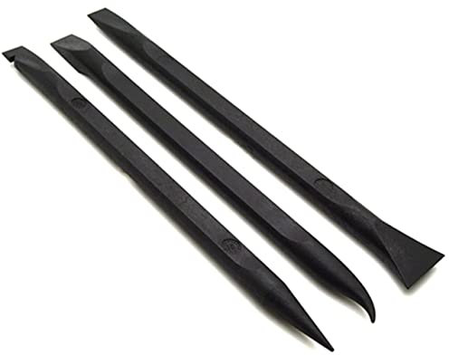 ebuyerfix 3 Pcs Hard Plastic Curve Spudgers Pry Open Tool Mobile Phone iPod iPad Android Tablet Laptop Electronics Cracked Screen Replacement Repair