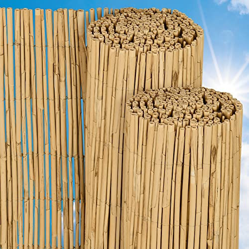 Sol Royal Schilfmatten Sichtschutz Zaun 120x600 cm SolVision S36 – langlebiger & witterungsbeständiger 100% Schilfrohrmatte Indoor & Outdoor für Balkon, Terrasse, Garten – Windschutz & Sonnenschutz