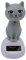 Solarbetriebene Tanzende Katze, Solarbetriebener Schwingender Katze, Solar Tanzende Katze Wackelfigur Spielzeug für Auto Armaturenbrett Haus Büro Schreibtisch Dekoration, Geschenk für Fahrer Kinder