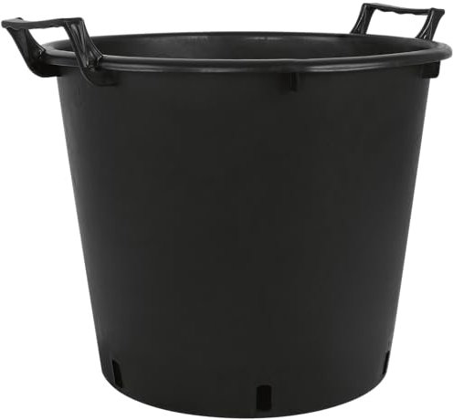 Erhard-Trading Pflanzcontainer mit Griff Baumschulcontainer schwarz (? 40 cm / 30 Liter)