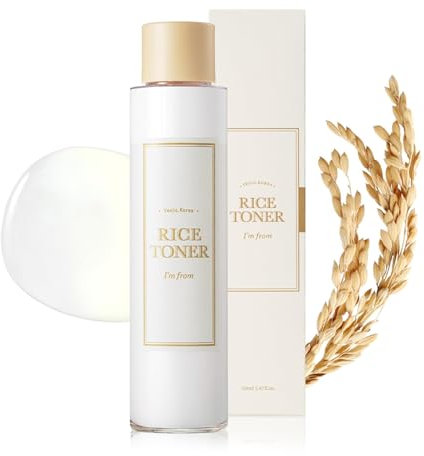 Rice Toner Gesichtswasser, Natural Rice Face Toner, Rice Water Toner, Gesichts-Toner für Trockene Haut, Tiefe Hydratation Reparieren Sie die Hautbarriere für Trockene Empfindliche Hau, 150ml