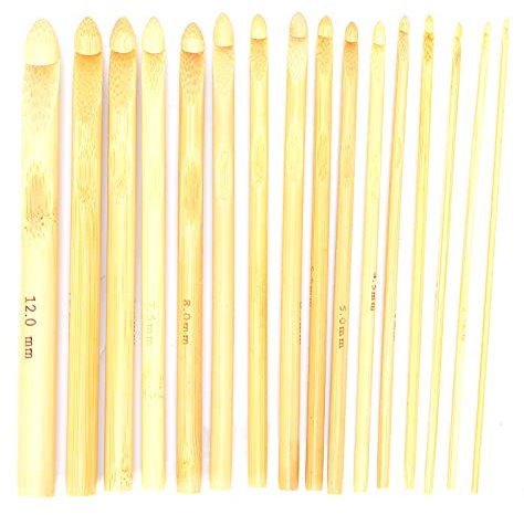 Häkelnadel aus Bambus, Werkzeuge, Umhänge, Stricken, Pullover, Nadeln, Rund, Stiefel Häkeln, Turnschuhe, 16 Stück, Sandalen, Häkeln, Schuhe, Nähen, Stricken, Häkeln, Hausschuhe,