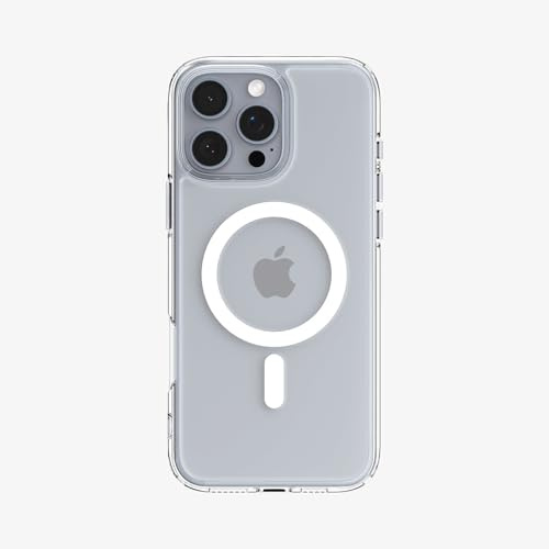Spigen iPhone 16 Pro Case with Crystal Hybrid MagFit MagSafe White - ACS08162