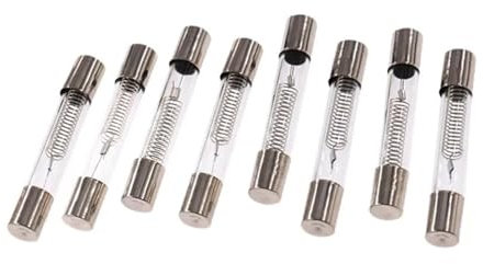 Fusible spécial for four à micro-ondes 5KV, 20 pièces, 6x40mm, 0,65a, 0,7a, 0,75a, 0,8a, 0,85a, 0,9a, 1A, for Tube en verre, 5000V, 700ma, 6x40mm(Size:0.8A)