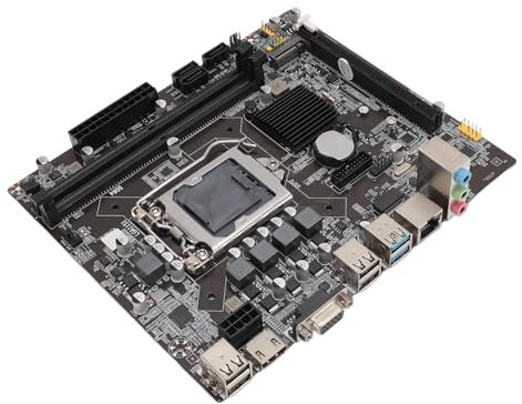 Bewinner H310 Desktop Computer Motherboard, LGA1151 M ATX Gaming Motherboard, USB3.0 SATA3.0 DDR4 2133Hz Speichermodul, M.2 Schnittstelle PCIe X16 Gen 3.0 Steckplatz (16GB)