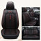 Karstry Autositzbezüge komplettes Set Universal in Stylish Design, Schonbezüge für Vordersitze und Rückbank, Auto Sitzbezüge Airbag Kompatibel, Premium Wasserdicht Sitzbezug, Schwarz Rot