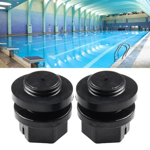 CWOQOCW 2 Stück Pool-Ablaufpumpen-Rohrstopfen mit Dichtung, Poolpumpen-Rohr-Ablaufstopfen mit Dichtung für Hayward SPX1700FG Poolreiniger-Pumpen für Schwimmbad-Wartung