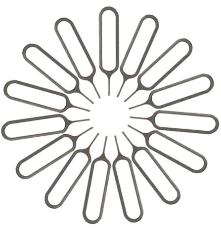 SIM Karten Slot Insert Pin Edelstahl SIM Karten Entfernungswerkzeug, SIM Karten Auswerfer Tool, Kompatibel mit den meisten iPhone, iPad, Samsung Galaxy und Android Marken, Universal SIM Halter Insert