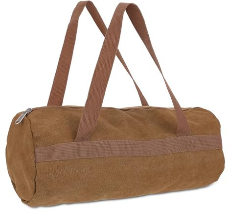 Heavy Duty Tent Stakes Storage Bag with Handle, Portable Large Capacity Pouch Organizer, Canvas Ground Stake Bag, Utility Tote for Picnic Outdoor Sports Camp Tarp