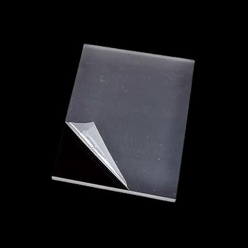 Mehrzweck-Acrylplatte, 5 mm dickes, klares Acrylglasblatt, leere Kunststoffplatte zur Präsentation von Kunstwerken(5x10cm)
