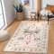 TUKDAK Schmetterling Teppich Wohnzimmer 120x180cm, Moderner Kurzflor Teppich Schlafzimmer, Waschbar Anti-Rutsch Teppiche Teppichen für Kinderzimmer, Orientalischer Teppiche, Frühling Sommer