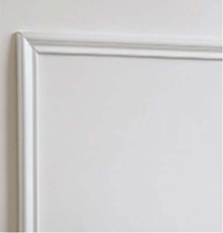 FUNSUEI 5m x 3.2 cm Wall Decoration Molding Trim, Peel and Stick Self Adhesive Panel White Dado Rail, DIY Home Decor for Wall Ceilings Cabinet Door Mirror Frame Panelling Skirting