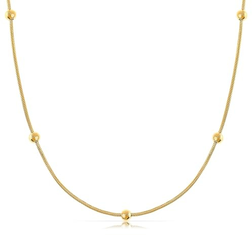 Made by Nami Brillenkette Damen Gold Brillenband Damen 70 cm aus chirurgischem Edelstahl Hypoallergen Wasserfester Schmuck Boho Schmuck Sommer Accessoires