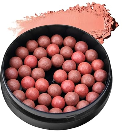BULLE BOURSE – feuchtigkeitsspendendes Wangenfärbewerkzeug | Blush Pearls für Natural Look Kostüm Party, Form im Freien | Radiant Glow Blush Pearls für Radiance und Glow zum Bauen