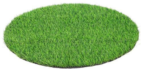 CLISPEED Kunstrasen Tischdecke Runde Grasmatte Simulierte Grastischmatte Für Esszimmer Tischdekor Tischsets Outdoor Dekoration