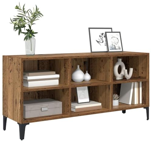 vidaXL Nachttische 2 pcs Betongrau 40 x 30 x 60 cm Holzwerkstoff,