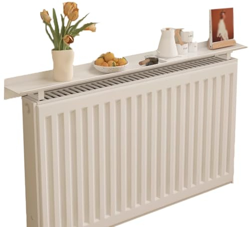 XXYLC Estante Radiador Sin Taladrar, Estante De Almacenamiento para Radiador Blanco Balda Radiador Cubre Radiadores, Fácil Montaje, para Salón Dormitorio Oficina(Size:40cm)