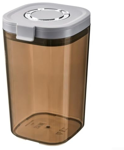 Zenllihome Lichtdichte, luftdichte Vorratsdose mit Löffel, stapelbarer Behälter für Zucker, Kaffee, Tee, Mehl, UV-Schutz, Küche, Gewürz-Organizer, Box, Arbeitsplatte, Gewürzspender (1800 ml)
