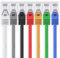 1aTTack.de 2m - 7 Farben - 7 Stück Cat7 Netzwerkkabel SFTP Patchkabel Lankabel Rohkabel 10GB/s - 500 Mhz konfektioniert mit 2 RJ45 Stecker Cat 6a