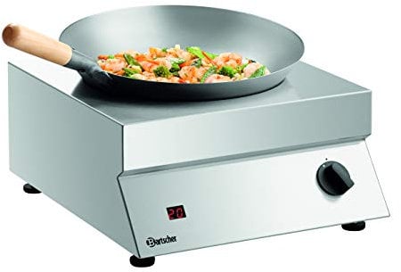Bartscher Induktionswok Ø 293 mm, 5000 W Gastronomiebedarf
