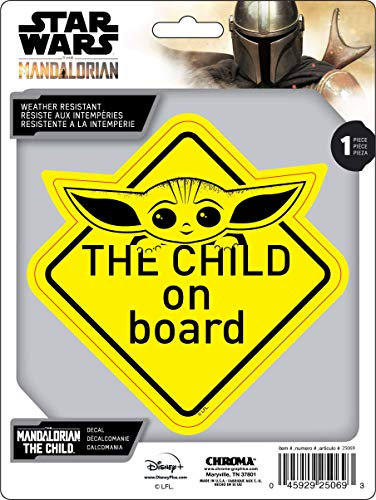 Mandalorian 25069 The Child On Board S Stick Onz Aufkleber