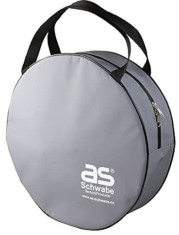 as - Schwabe Tasche für Verlängerungsleitungen allwettertauglich - schützt vor Schmutz und Regen - staub- und spritzwasserdichtes Material - pflegeleicht ø 360 mm x 110 mm - für Kabel bis 25 m, 12278