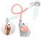 Yookidoo Baby Bath Shower Head - Elephant Water Pump with Trunk Spout Rinser - Control Water Flow from 2 Trunk Knobs in Tub or Sink for Infants and Newborn Babies (Pink)