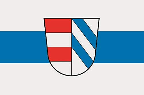 U24 Fahne Flagge Rain (Niederbayern) Bootsflagge Premiumqualität 150 x 250 cm
