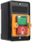 10A AC-380V Motor Start Stopp Druckknopf Motor Ein Aus Schalter Werkzeugmaschinenzubehör mit Wasserdichter, Staubdichter Oberflächenhalterung