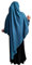 Yaqeen XL Khimar Dreieck Jazz Hijab für Muslima Kopftuch islamisches Gebetskopftuch petrol