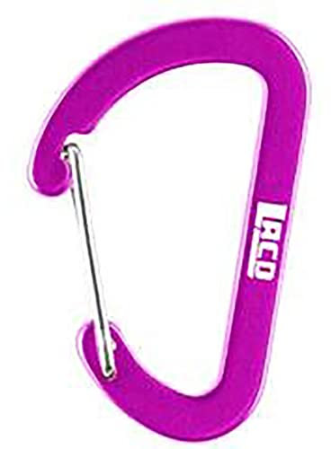 LACD Unisex – Erwachsene Accessory Biner FS pink Normalkarabiner, 45mm