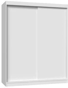 CDF PAOLO - Wardrobe with 2 sliding doors - Width 160 cm - 2-door walk-in wardrobe - lots of storage space