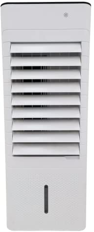 Vybra Portable evaporative air cooler 230v, white with remote control and 3 ice blocks