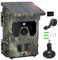 VanBangTec Solar Wildkamera 50MP, 4K Video, Wildtierkamera mit Bewegungsmelder Nachtsicht, 0,2s Schnelle Trigger Wasserdicht, 32 GB Speicherkarte