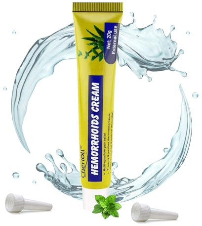 Comioke Pomada para las Hemorroides, Crema para Hemorroides, 20g (Tubo Asistente 2Pcs)
